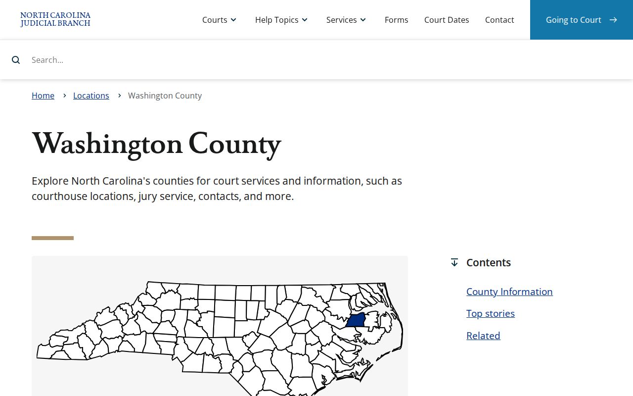 Washington County criminal court cases hub